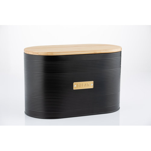 Typhoon Otto black bread bin & Reviews Wayfair.co.uk